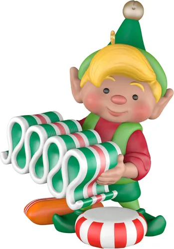 Miniatura 9 de Adorno Navideño Hallmark Keepsake 2023, Podadores de Árboles del Polo Norte, Regalos para Ella