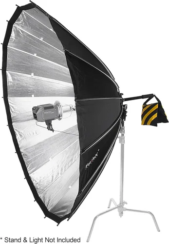 Miniatura 3 de Fotodiox DLX - Caja de luz parabólica de enfoque de 72 pulgadas con anillo de velocidad Bowens, caja de luz enfocable y plegable rápido