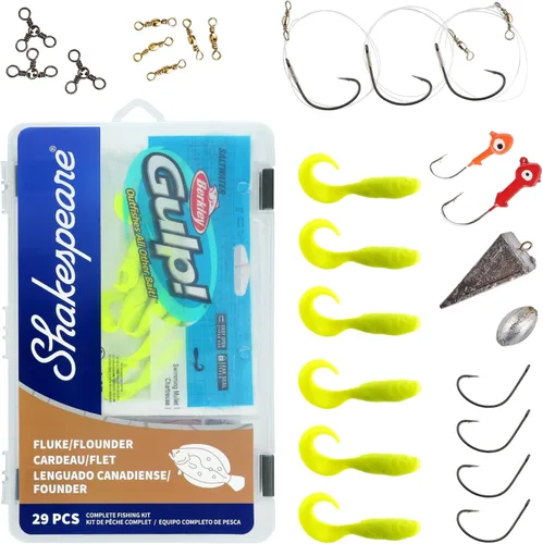 Miniatura 8 de Shakespeare Kit de aparejos de pesca para atrapar más peces Walleye