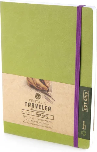Miniatura 8 de Cuaderno de bocetos Travelers Dot Grid Pentalic Art, libre de ácidos