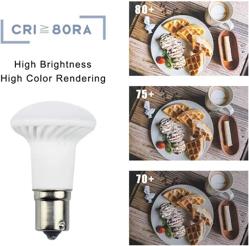 Miniatura 5 de Bonlux 1383 R12 LED 12V 24V RV Bombilla de lectura para lancha, 3W 1156 1141 BA15S SC Bayoneta LED de elevador, 25 W, reemplazo incandescente