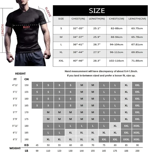 Miniatura 6 de Camisa de compresión para hombre, manga corta, camiseta casual y deportiva, camiseta atlética para fitness