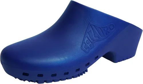 Miniatura 13 de CALZURO Zuecos de Trabajo Clásicos Sin Agujeros - Zuecos de Enfermería Unisex - Zapatos Antideslizantes - Zapatos de Cocina de Goma Autoclavables
