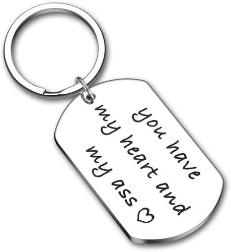 Llavero de regalo para el día de San Valentín para esposo, novio, aniversario, regalo de cumpleaños, para parejas, llaveros, mujeres, hombres, con