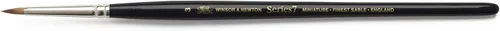 Miniatura 8 de Winsor & Newton - Pincel de punta redonda serie 7 Kolinsky Sable para acuarela (#000)