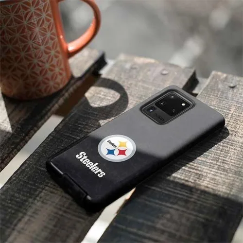 Miniatura 4 de Skinit Pro Phone Case Compatible with Galaxy S20 Ultra 5G - Officially Licensed NFL Pittsburgh Steelers Distressed Design