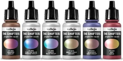 Miniatura 2 de Vallejo - The Shifters Space Dust Set de 6 colores acrílicos metálicos para aerógrafo Ideal para pintar figuras de fantasía y juegos de guerra