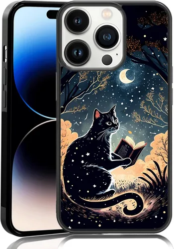 Miniatura 45 de Elegante funda de teléfono con diseño de gato Marie compatible con iPhone 11, funda de encaje dorado para iPhone, a prueba de golpes, rosa fucsia
