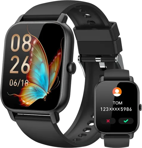 Miniatura 12 de Relojes inteligentes para hombres y mujeres, rastreador de actividad física con contador de actividad/monitor de sueño, reloj inteligente