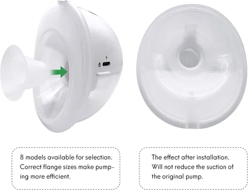 Miniatura 3 de Inserto de brida de 0.866 in compatible con Momcozy M5, solo apto para uso con el extractor de leche portátil Momcozy M5, no accesorios originales