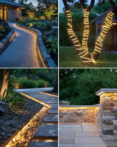 Miniatura 6 de Tira de luces solares impermeables para exteriores, 16.4 pies, 300 luces LED solares y alimentadas por USB, con control remoto, tiras LED blancas