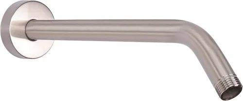 Miniatura 9 de Brazo de ducha HarJue con brida y cinta de teflón, brazo de extensión de tubo de ducha montado en la pared de acero inoxidable 304 para cabezal
