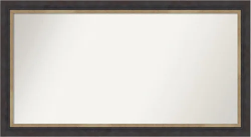 Miniatura 165 de Amanti Art Espejo personalizado, espejo de baño negro Astor, espejo de pared o espejo de tocador de baño sobre el fregadero (25 x 25 pulgadas)