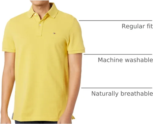 Miniatura 69 de Tommy Hilfiger Polo de piqué de algodón de manga corta para hombre en ajuste regular