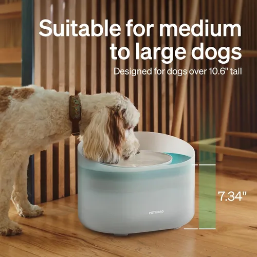 Miniatura 7 de PETLIBRO Fuente de agua para perros, fuente de agua de cápsula de 2.1 galón/8 litros para perros medianos a grandes, dispensador de tazón de agua