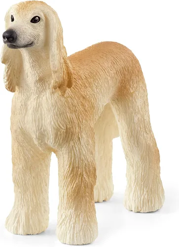 Schleich Farm World, animales de juguete para perros lindos y realistas para niños y niñas, figura de perro sabueso afgano, a partir de 3 años