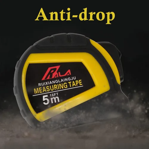 Miniatura 6 de Cinta métrica de bloqueo automático, cinta métrica retráctil de doble cara de 16 pies (16.4 ft), escala métrica / pulgadas, precisión MID, para 5 m.