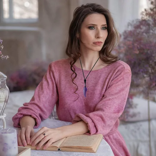 Miniatura 5 de MAIBAOTA Collar de cristal para hombres y mujeres, collar con colgante de barra de piedra de cristal curativo, collar de cuerda ajustable, collar