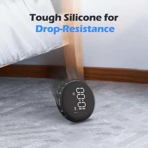 Miniatura 7 de REACHER Reloj despertador ruidoso para personas que duermen mucho para adultos/niños/adolescentes, reloj despertador vibratorio con agitador de cama