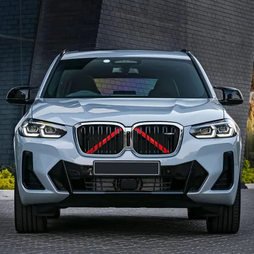 Miniatura 3 de Jaronx Compatible con cubierta de soporte en V BMW, insertos de rejilla, cubiertas envolventes de soporte de barra en V compatibles con BMW X3 F25
