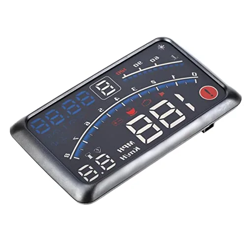 Miniatura 4 de KIMISS Velocímetro digital universal Heads Up Display MPH/KM/h Vehículo Smart HUD Display Digital Mini coche Dashboard Heads Up Parabrisas