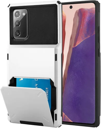 Miniatura 123 de Funda tipo cartera para Samsung Galaxy S22 Ultra con 4 ranuras para tarjetas de crédito a prueba de golpes, funda híbrida de protección reforzada