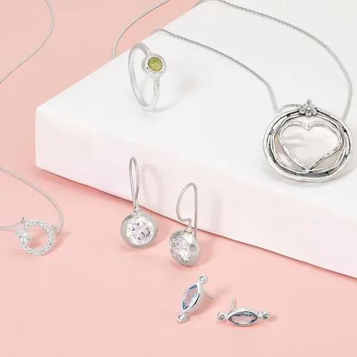 Miniatura 7 de Silpada 'Lighthearted' Natural Mother-of-Pearl Heart Pendant Necklace in Sterling Silver, 18" + 2