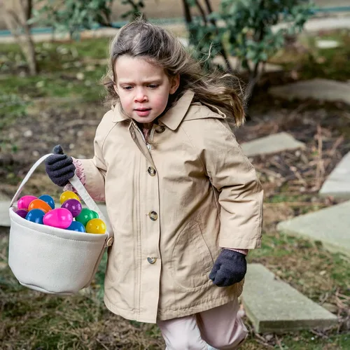 Miniatura 5 de Huevos de Pascua de plástico sorpresa juguetes ciegos bolsas de colores surtidos brillantes y vacíos, cestas de manualidades para juegos de caza