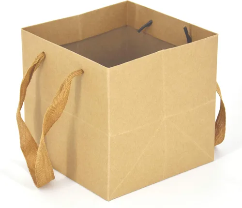 Miniatura 8 de HUAPRINT Bolsas de regalo de papel de mármol con asas, paquete de 12, bolsas de regalo cuadradas grandes de 10 x 10 x 10 pulgadas para compras