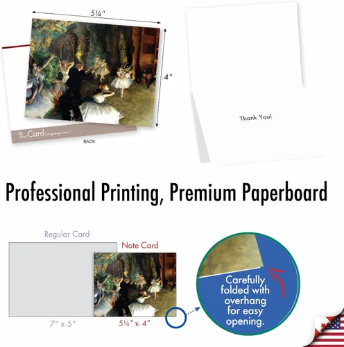 Miniatura 6 de The Best Card Company - 10 tarjetas de agradecimiento surtidas con sobres, juego surtido de tarjetas de agradecimiento de 4 x 5.12 pulgadas - Notes