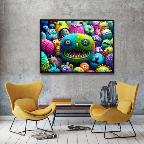 Miniatura 5 de HUADADA Rompecabezas de 1000 piezas para adultos, criaturas coloridas, rompecabezas para adultos y niños, juegos educativos de 1000 piezas