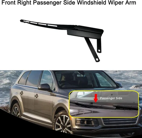 Miniatura 2 de koxuyim Brazo del limpiaparabrisas delantero derecho del lado del pasajero compatible con Audi Q7 2007-2016 Reemplaza# 4L1955408B 4l1955408B1P9