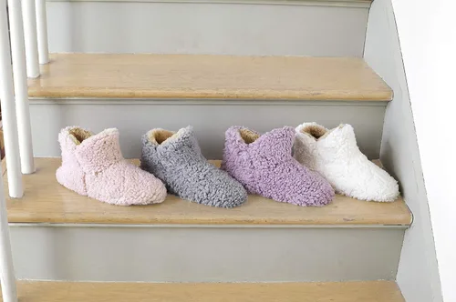 Miniatura 7 de Dearfoams Pantuflas Chelsea de sherpa de imitación para interiores