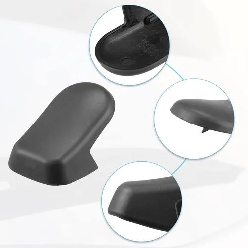 Miniatura 4 de ACROPIX Tapa de tuerca de brazo de limpiaparabrisas trasero para Porsche Cayenne, paquete de 1, color negro