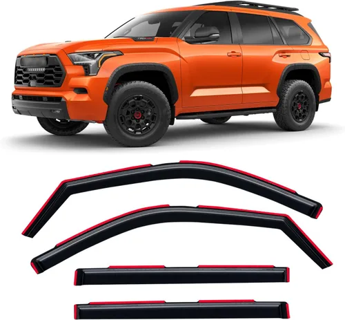 Miniatura 106 de Visera de ventana para Honda Civic 2022-2025, protectores de lluvia de canal exterior, escudos, deflector de ventilación, sombra, viento, humo