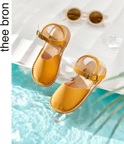 Miniatura 234 de THEE BRON Sandalias cómodas para niñas, zapatos para niños, sandalias rellenas