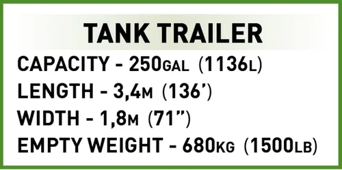 Miniatura 13 de COBI Colección Histórica WWII P-47 Thunderbolt™ & Tank Trailer Edición Ejecutiva