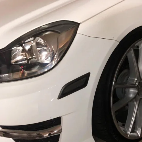 Miniatura 6 de Kit de luz de marcador frontal LED blanco para 2012 2013 2014 Mercedes Benz Pre-LCI W204 LCI C250 C300 C350 C63 AMG Coupe Base Sedan 4 puertas OEM