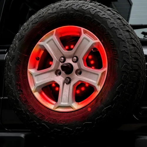 Miniatura 6 de JWWY Lámpara de luz de freno de repuesto compatible con Jeep Wrangler JL JLU JK JKU TJ 4XE 1997-2024+ accesorios exteriores, anillo de luz de freno