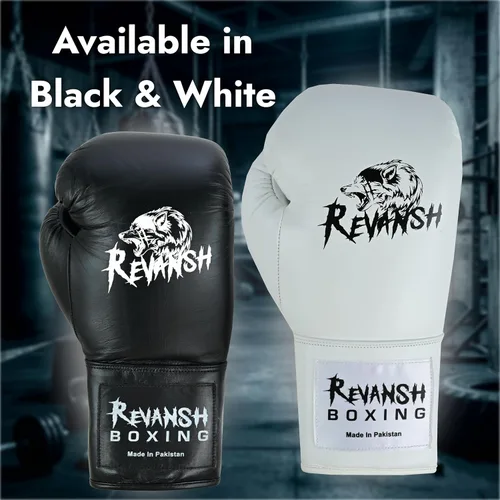 Miniatura 2 de Guantes de boxeo deportivos de piel de vaca con cordones, guantes profesionales de primera calidad para hombres y mujeres, perfectos