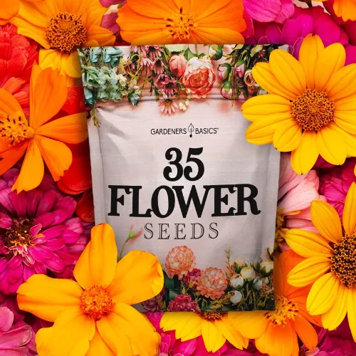 Miniatura 3 de Gardeners Basics, paquetes de semillas de flores para plantar 35 variedades individuales perennes, anuales, semillas de flores silvestres