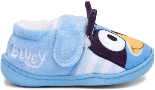 Miniatura 2 de Bluey Pantuflas para niños pequeños con correa de orejas 3D, zapatos de casa