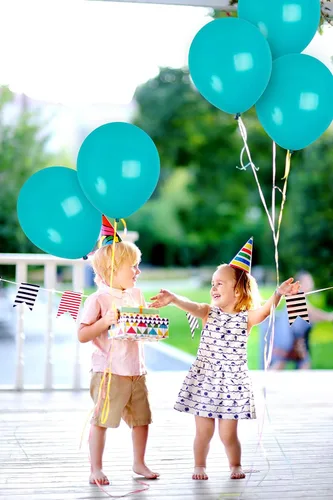 Miniatura 5 de Treasures Gifted - Globos de un solo color mate, Turquoise