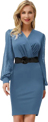 Miniatura 9 de GRACE KARIN Cinturón de cincha elástico ancho para mujer, cinturón vintage con hebilla gruesa de 3 pulgadas, S-XXXXL