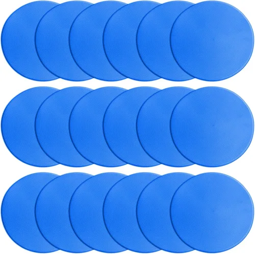 Miniatura 13 de Marcadores de punto de polietileno de 9 pulgadas, de goma antideslizante, marcadores de entrenamiento de agilidad, puntos de piso, conos de campo