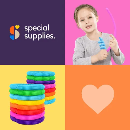 Miniatura 5 de Special Supplies Divertidos tubos de tracción y estiramiento para niños, juguete para reventar, doblar, construir y conectar, proporciona juego