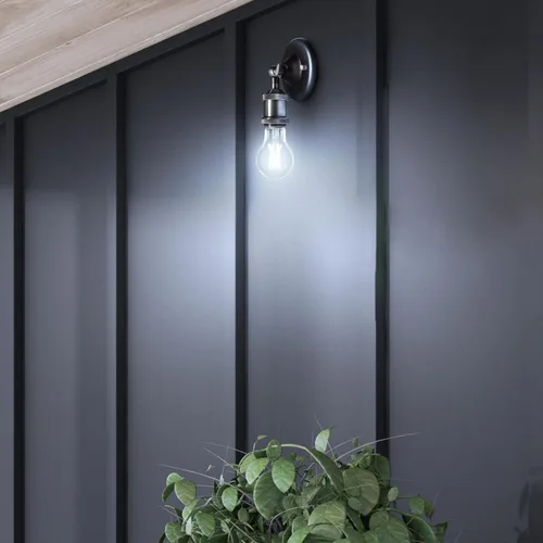 Miniatura 8 de Feit Electric Bombilla LED integrada con sensor de atardecer a amanecer, filamento transparente A19 con una bombilla de base media E26, equivalente