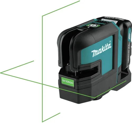 Miniatura 6 de Makita SK105GDNAX Kit láser de haz verde de línea cruzada autonivelante inalámbrico de iones de litio CXT® de 12 V máx. (2.0 Ah)