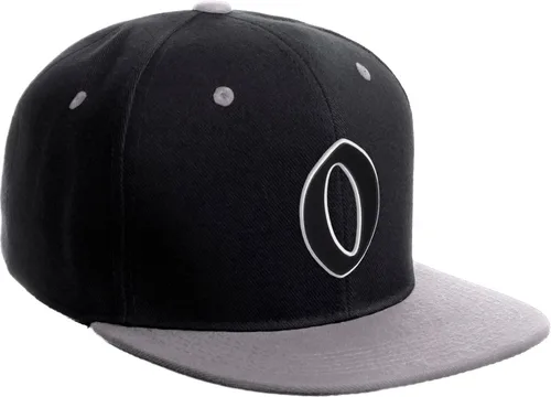 Miniatura 195 de Daxton Gorra clásica con visera de billete plano con letras del alfabeto inglés antiguo de la A a la Z