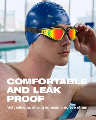 Miniatura 4 de ZIONOR G1 Nava Super Anti-niebla Gafas de natación unisex espejo/lente de humo brillante